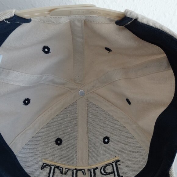 University Of Pittsburgh Baseball Hat Vintage The Game One Size Beige Embroider - Picture 9 of 10